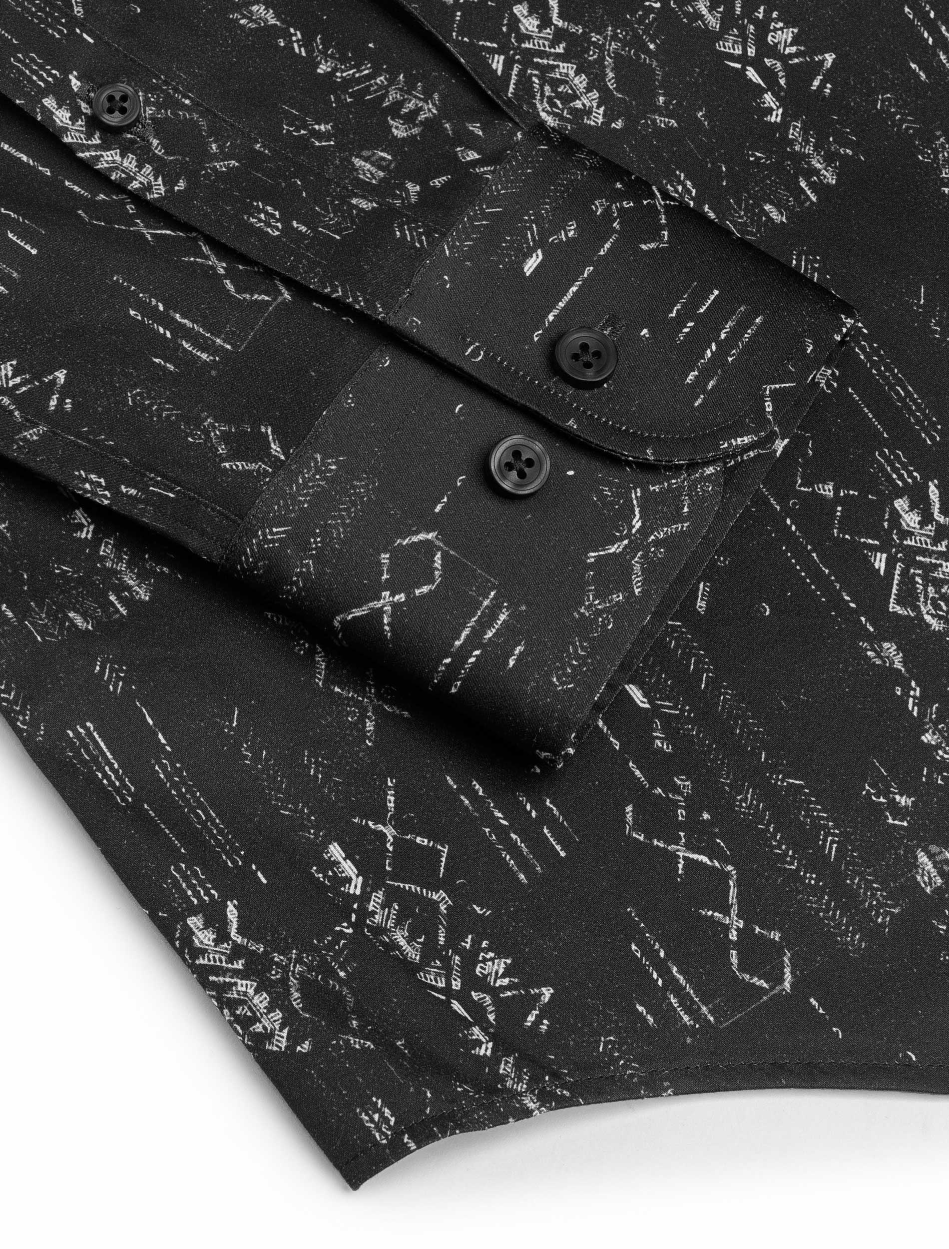 پیراهن آستین بلند طرح دار