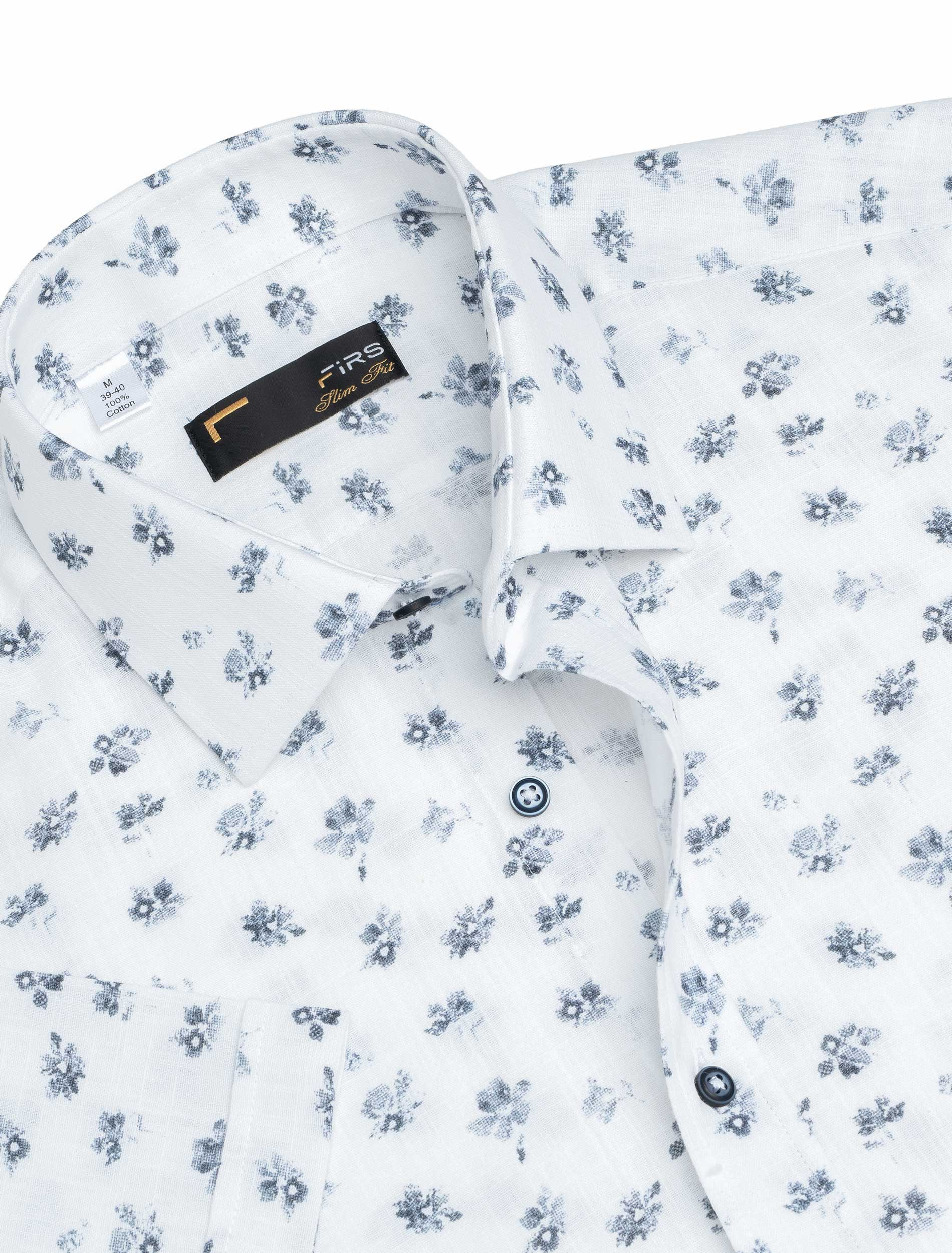 پیراهن آستین بلند طرح دار