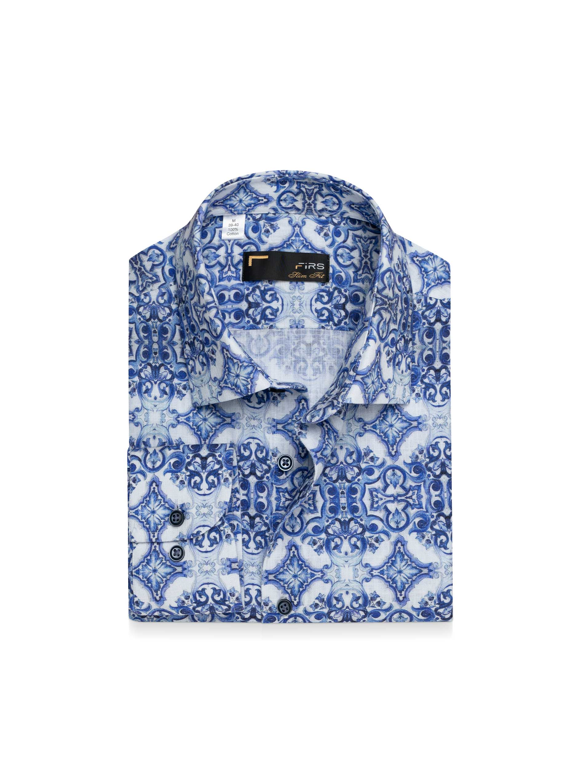 پیراهن آستین بلند طرح دار