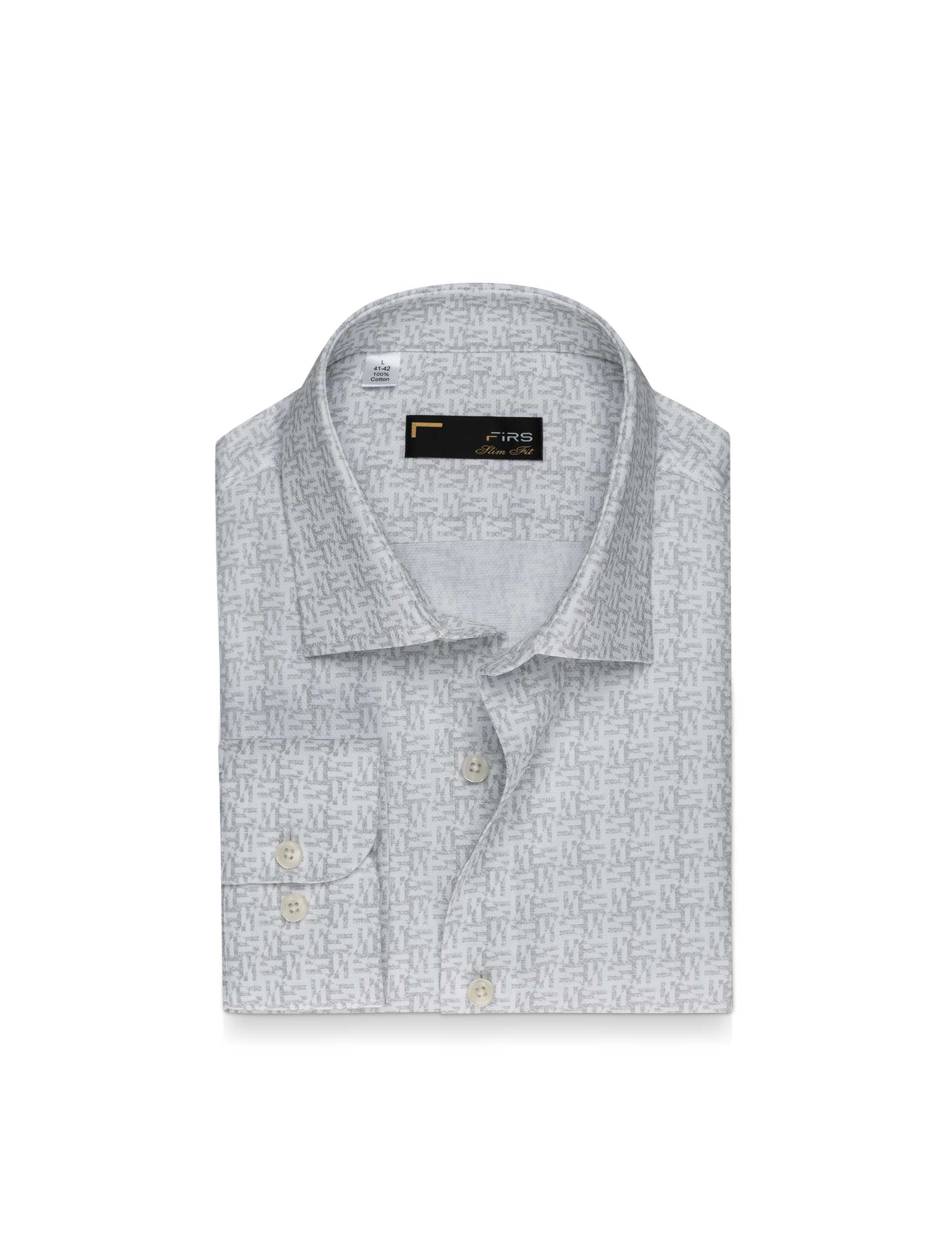 پیراهن آستین بلند طرح دار