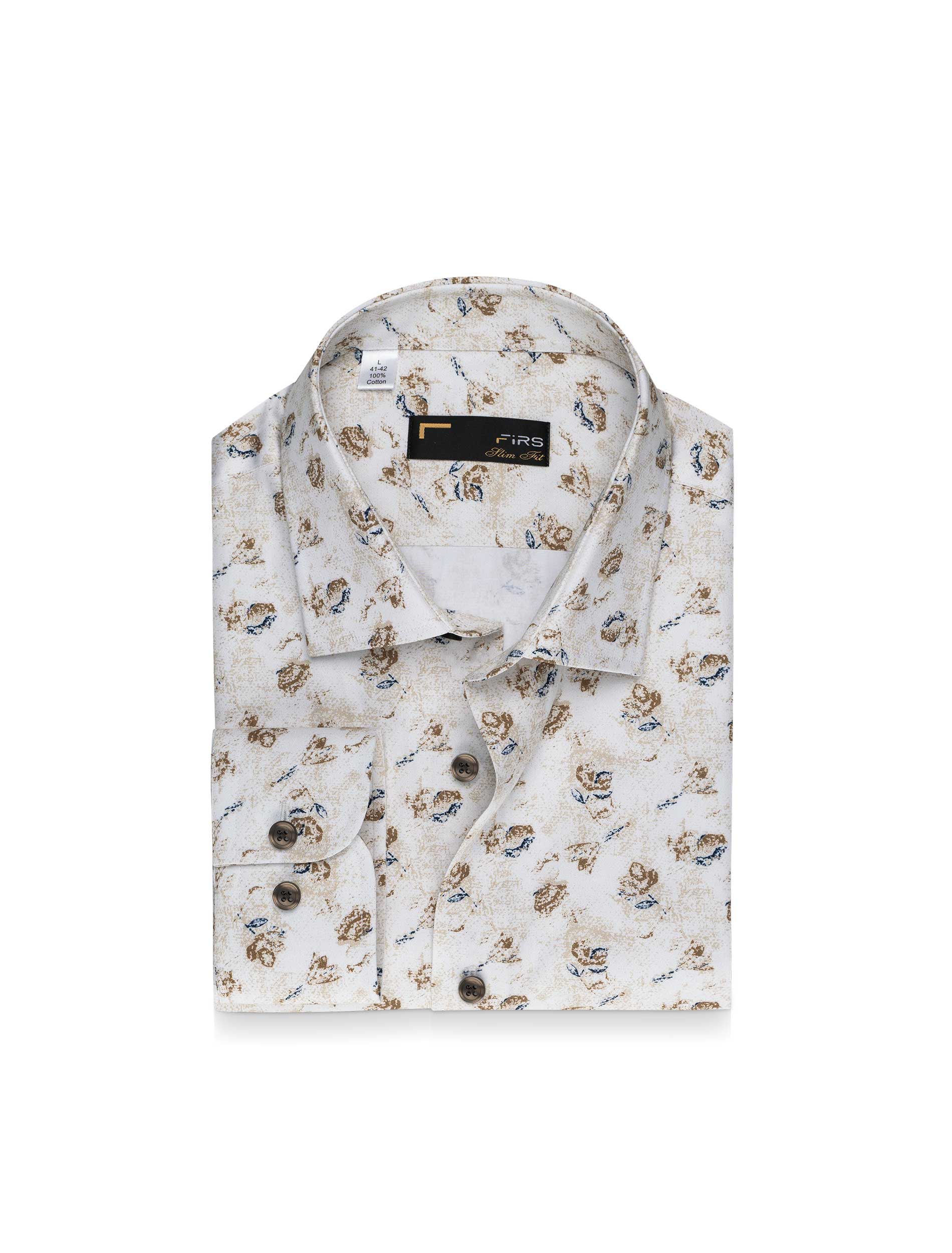 پیراهن آستین بلند طرح دار