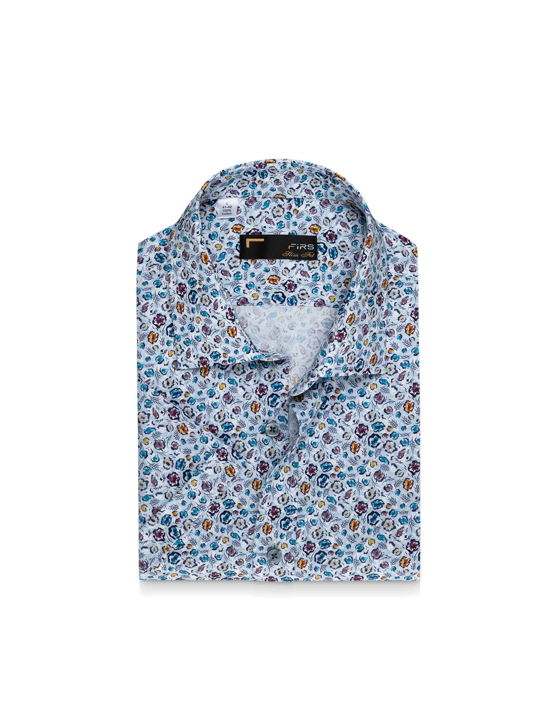 پیراهن آستین کوتاه طرح دار