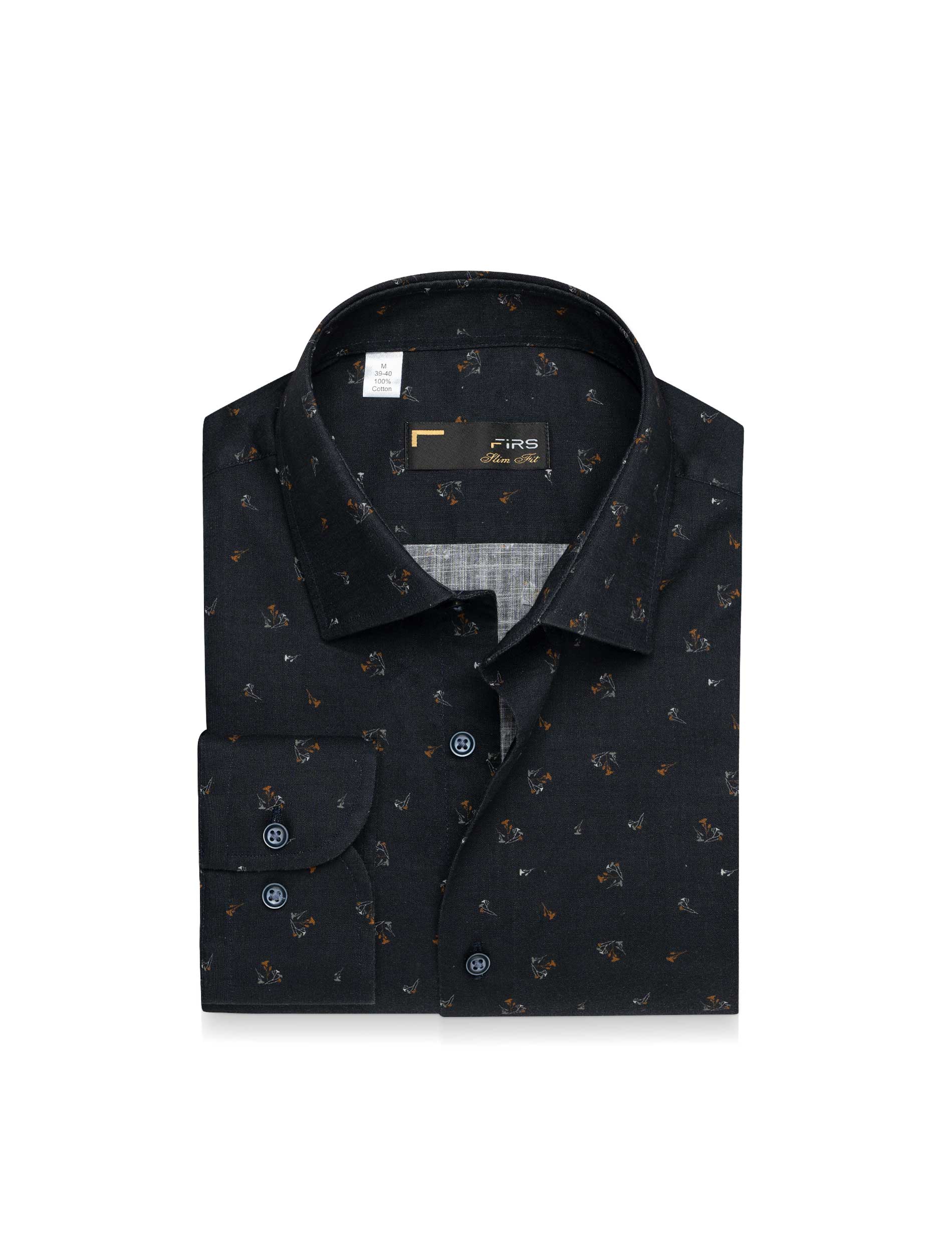 پیراهن آستین بلند طرح دار