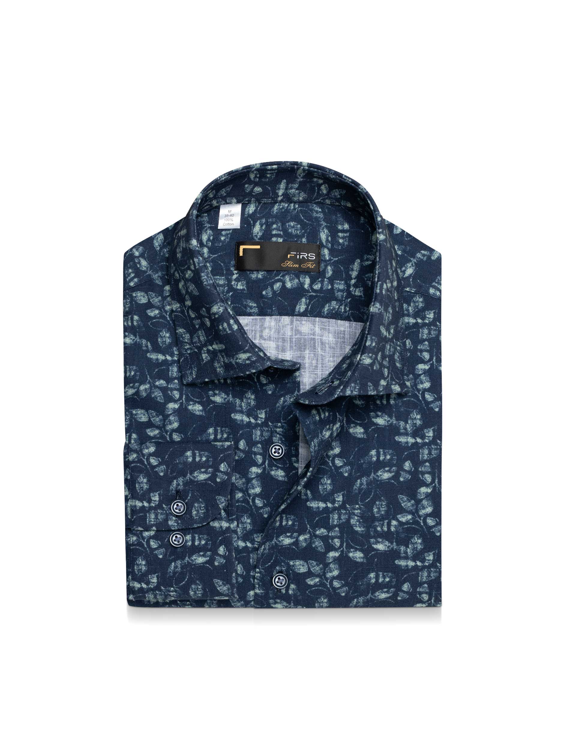 پیراهن آستین بلند طرح دار