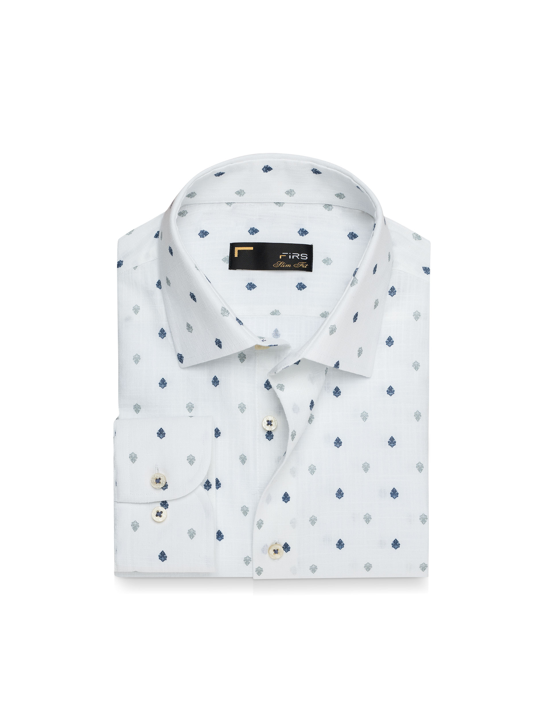 پیراهن آستین بلند طرح دار