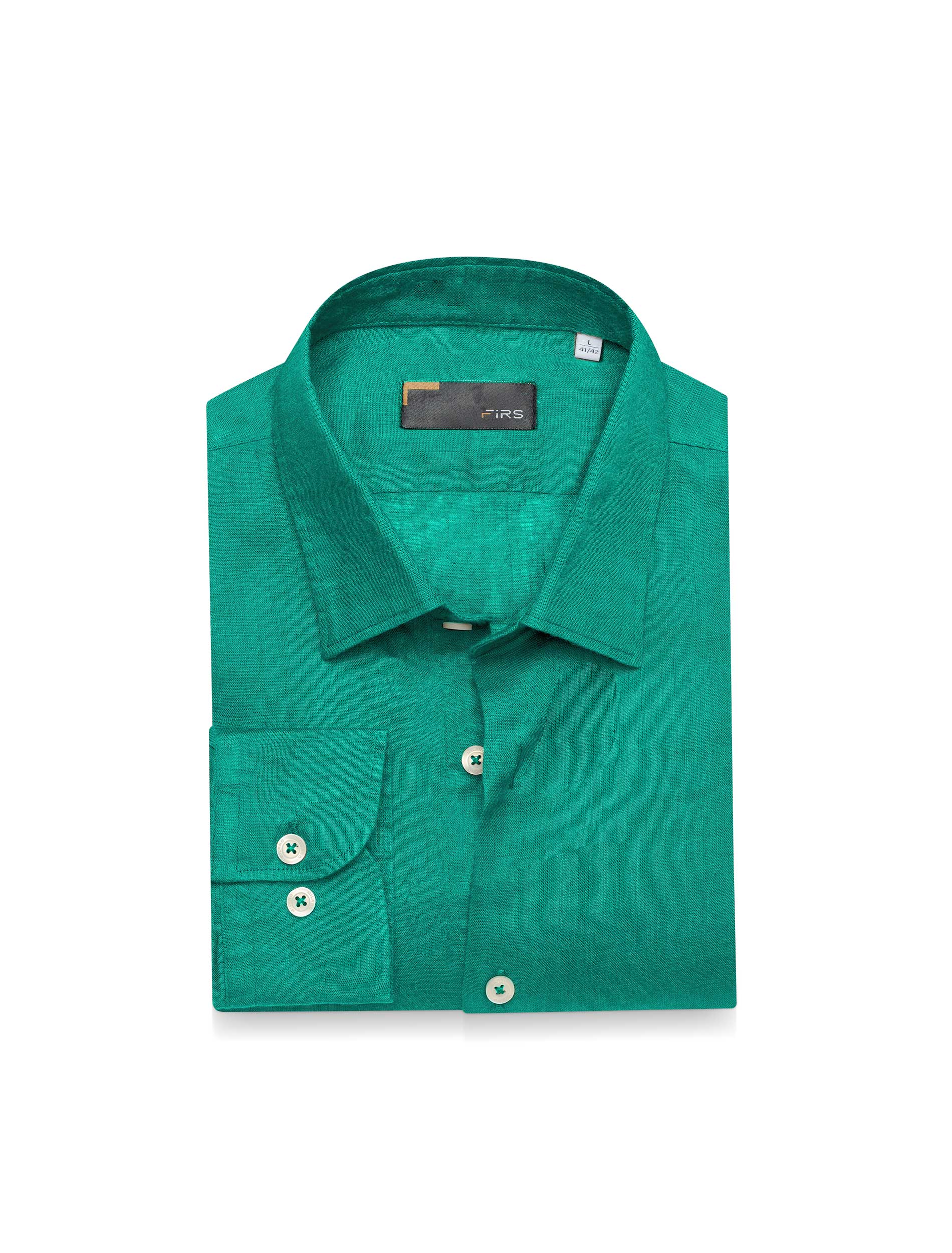 پیراهن آستین بلند کتان