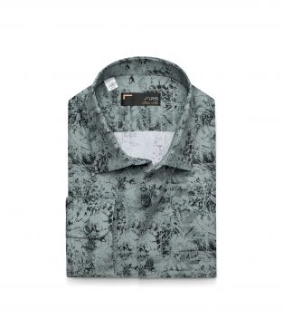 پیراهن آستین بلند طرح دار