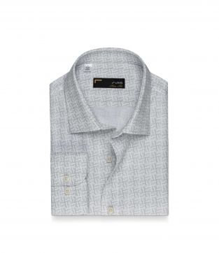 پیراهن آستین بلند طرح دار