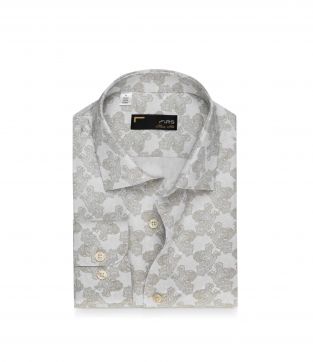 پیراهن آستین بلند طرح دار