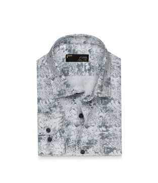 پیراهن آستین بلند طرح دار