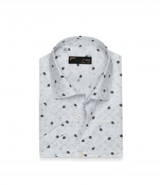 پیراهن آستین کوتاه طرح دار