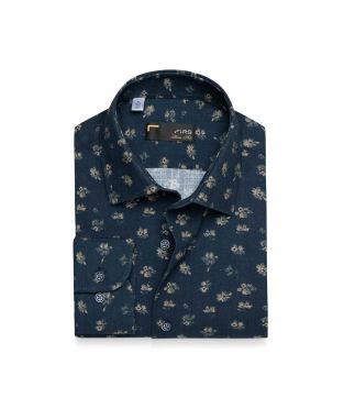 پیراهن آستین بلند طرح دار