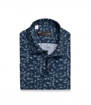 پیراهن آستین بلند طرح دار