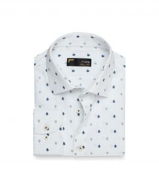 پیراهن آستین بلند طرح دار