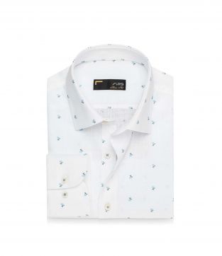 پیراهن آستین بلند طرح دار